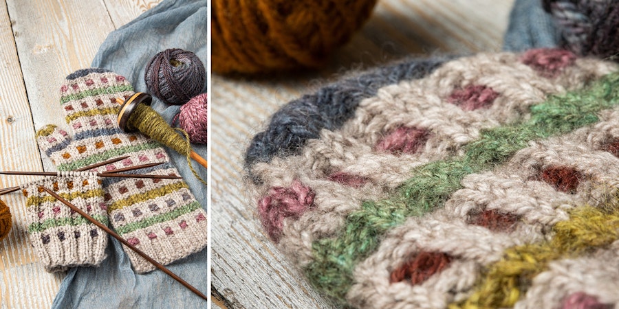 Choose Colors That Pop! Knit Ilisha’s Mittens Image