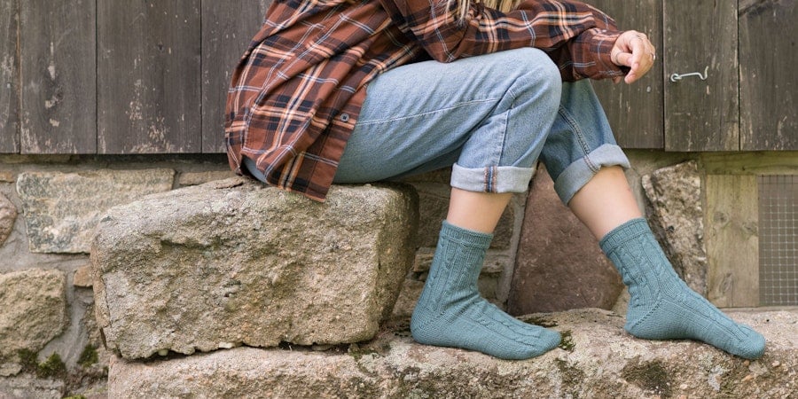 Best Foot Forward: Knit the Pilaster Socks Image