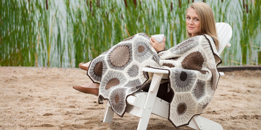 Wool into Stone Afghan Image