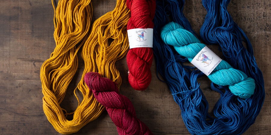 Crafting Farm Yarn from Local Wool and Mohair Image