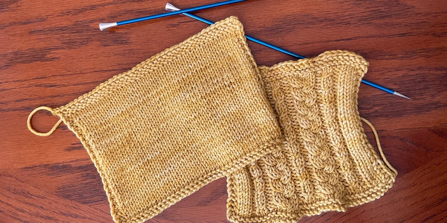 How do cables change the fit of your knitting? Image