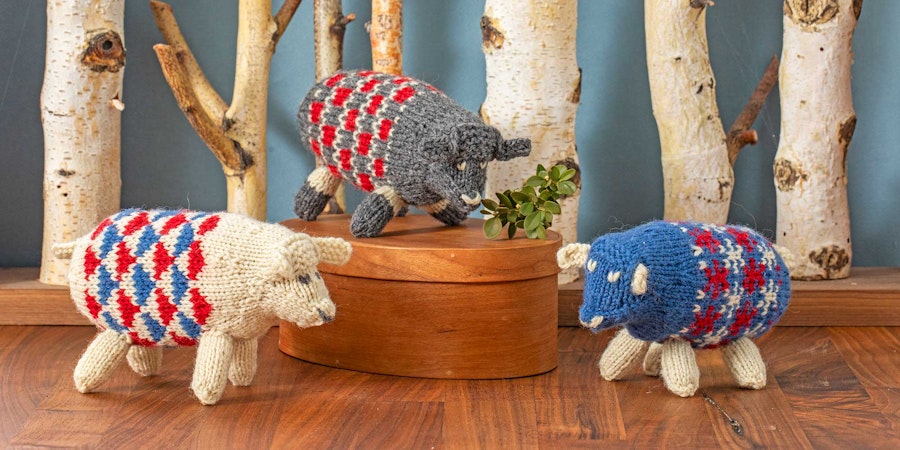 A Friendly Flock to Knit Image