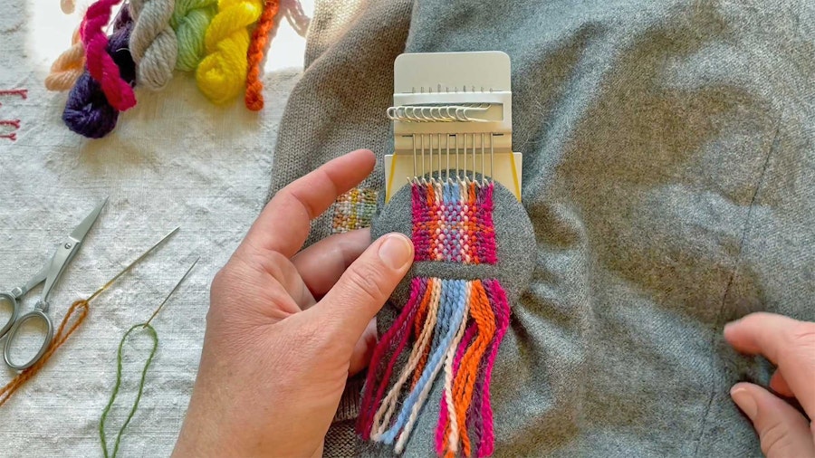 Visible Mending for Handknits: Darning Looms and More Image
