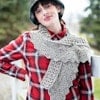Knitting the Simple but Clever Grand Picot Chunky Scarf Image