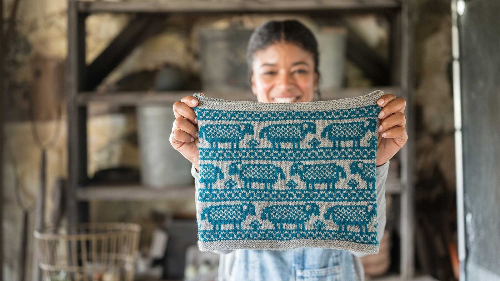 Relax with an On the Farm Cowl this Holiday Season Primary Image