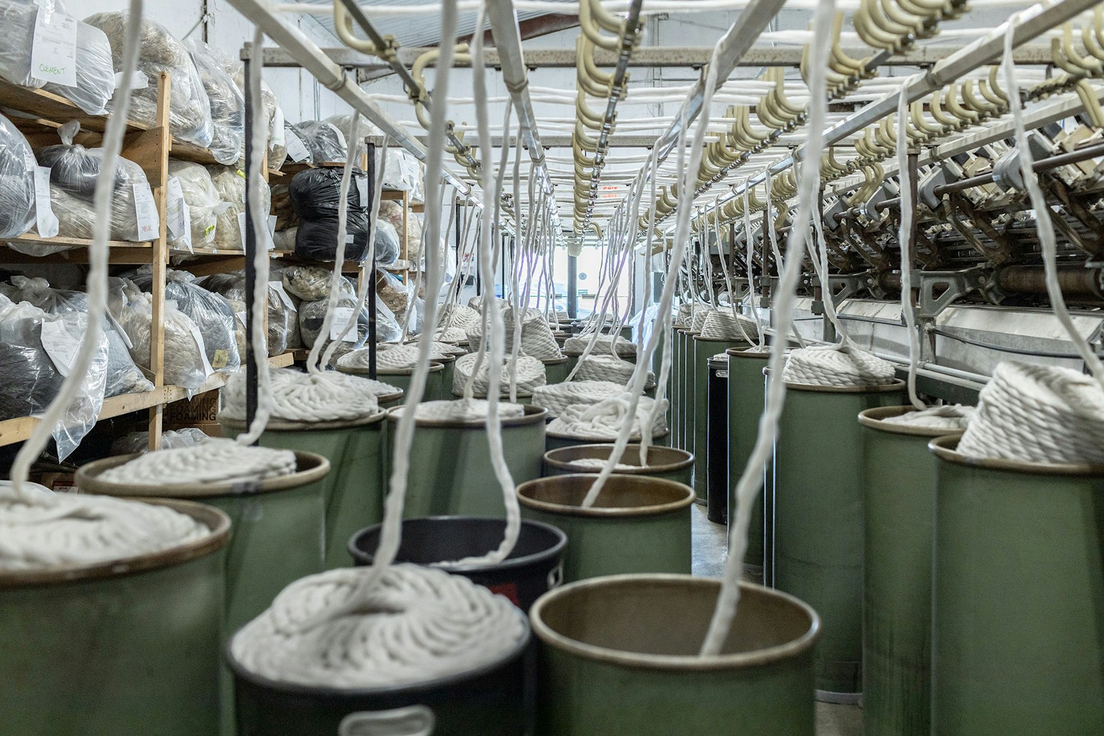Step Inside a Working Fiber Mill Primary Image