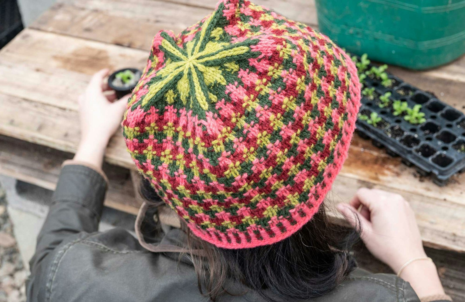 Modern Bohus Hat: Powerful Purls for Color and Texture Primary Image