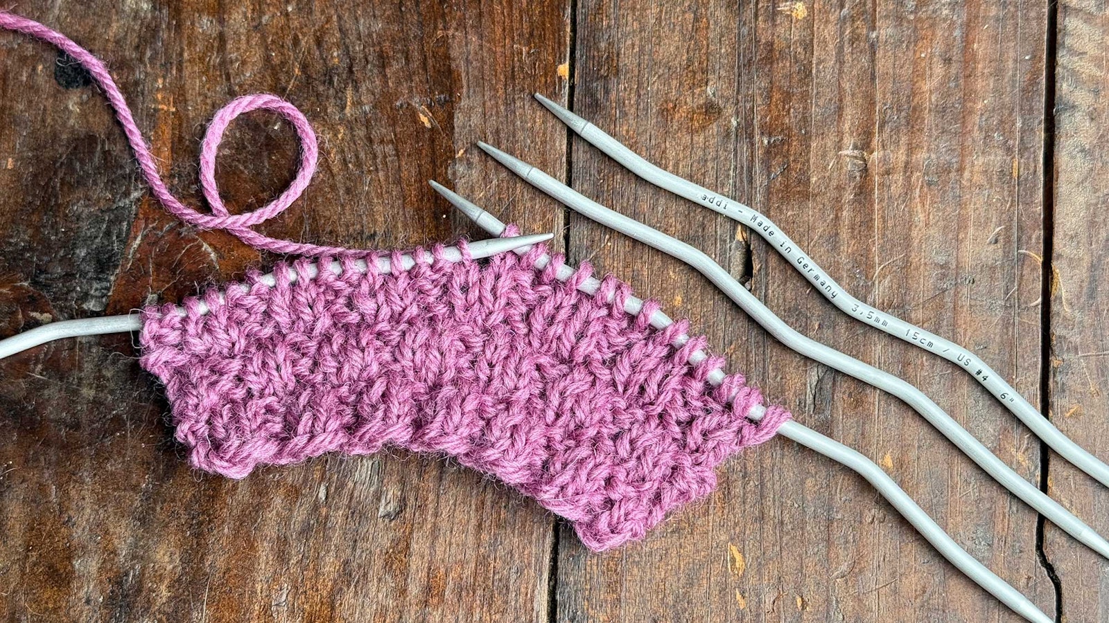 Needle Tips: DPNs for Tight and Loose Knitters  Primary Image