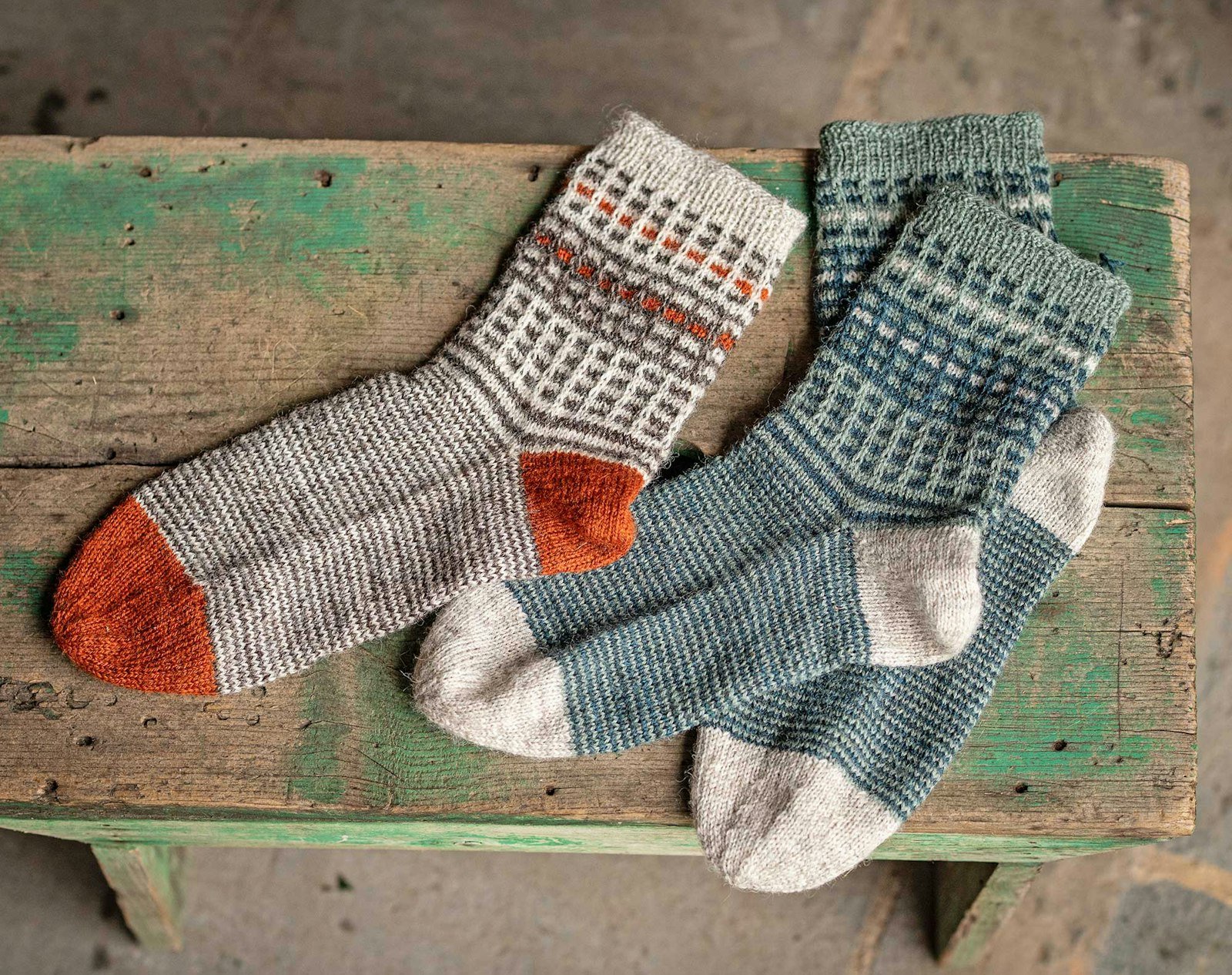 Stripes! Antique Welsh Socks and the Perfect Jogless Jog Primary Image