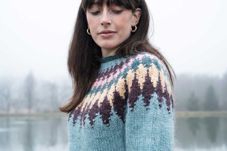 How does yoke depth affect the fit of your sweater? Image