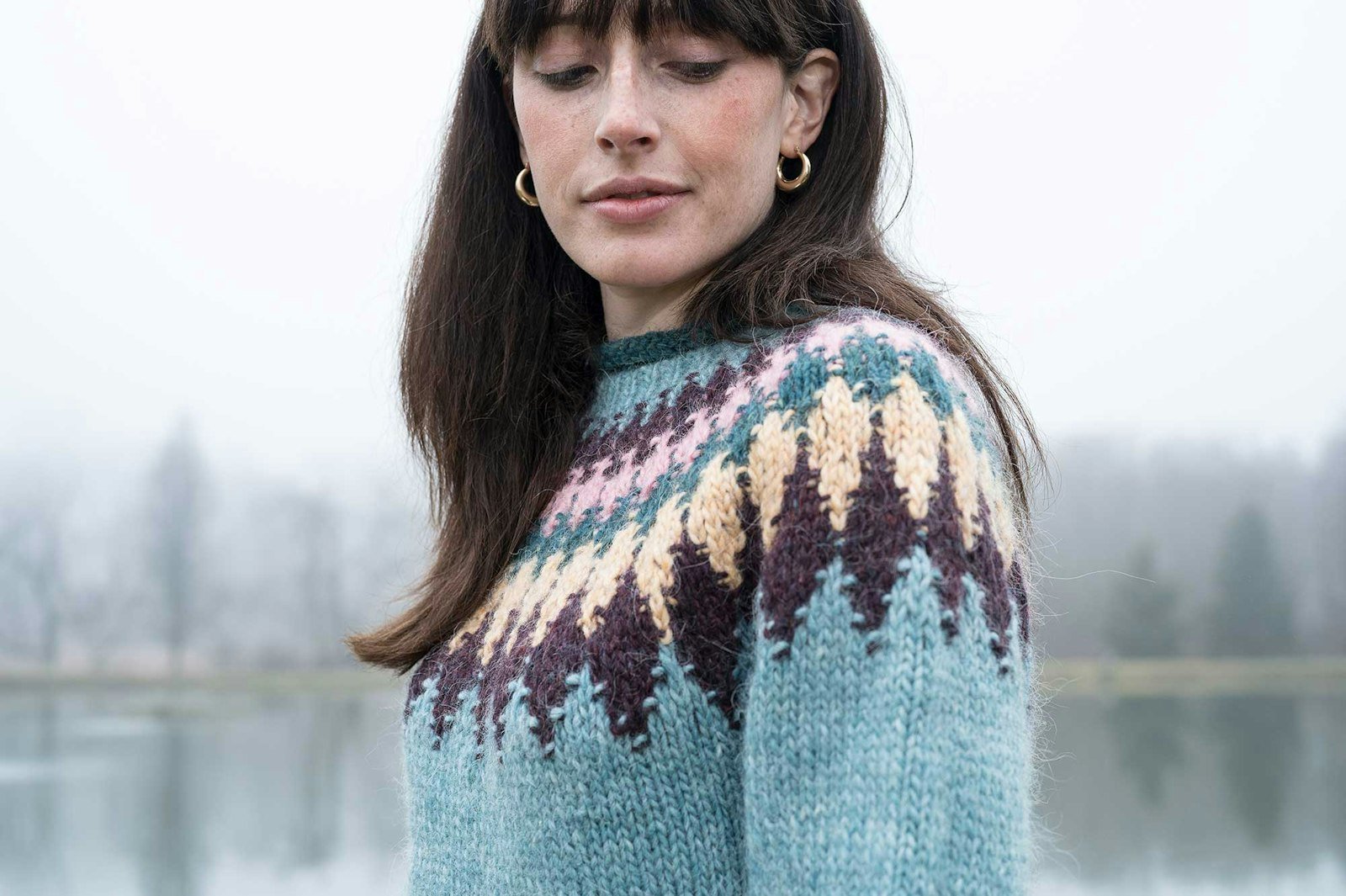 How does yoke depth affect the fit of your sweater? Primary Image