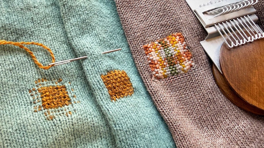 3 Easy Woven Darns to Save Your Knits Image