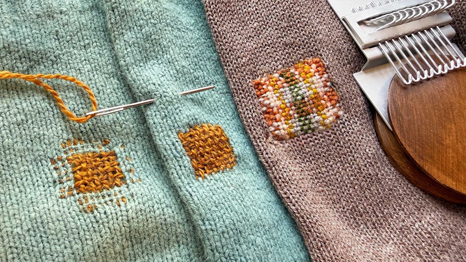 3 Easy Woven Darns to Save Your Knits Primary Image
