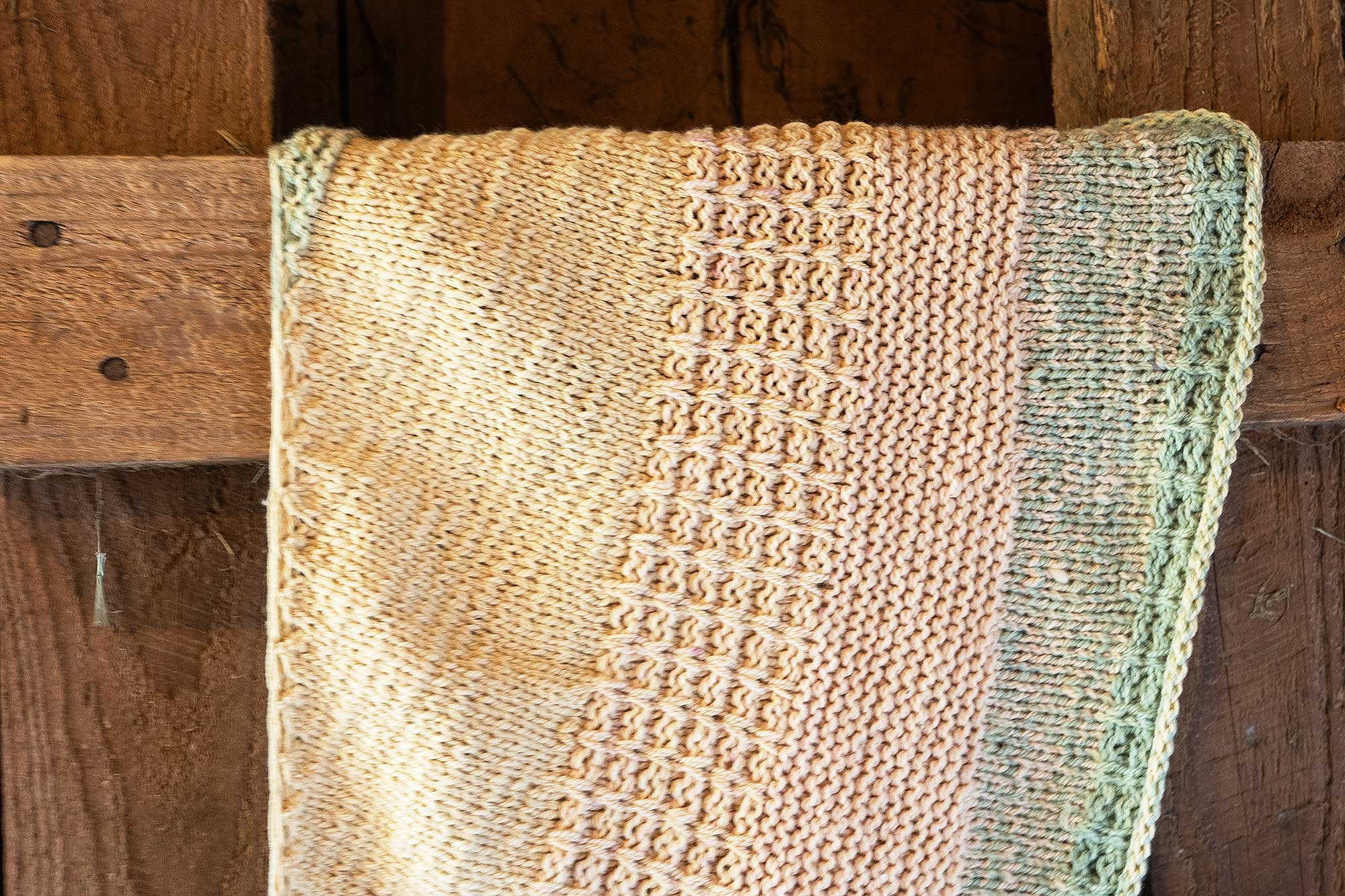 Rooted in Place: Designing the Field Lines Shawl with Small-Farm Yarn Image