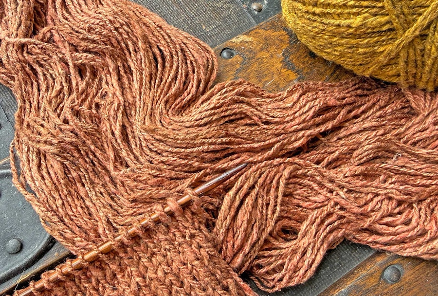 Knitting with Wild Silk: Cast On With Me Image